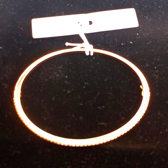 Nordstrom Gold Cubic Zirconia Bangle Bracelet - Picture 9 of 13
